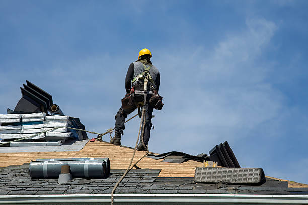 Professional Roof Replacement technician working in Barry, MN